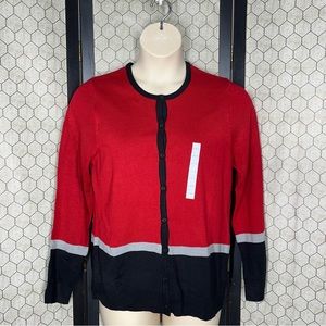 Croft & Barrow Button Down Sweater